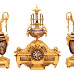 French Cloisonne Clock